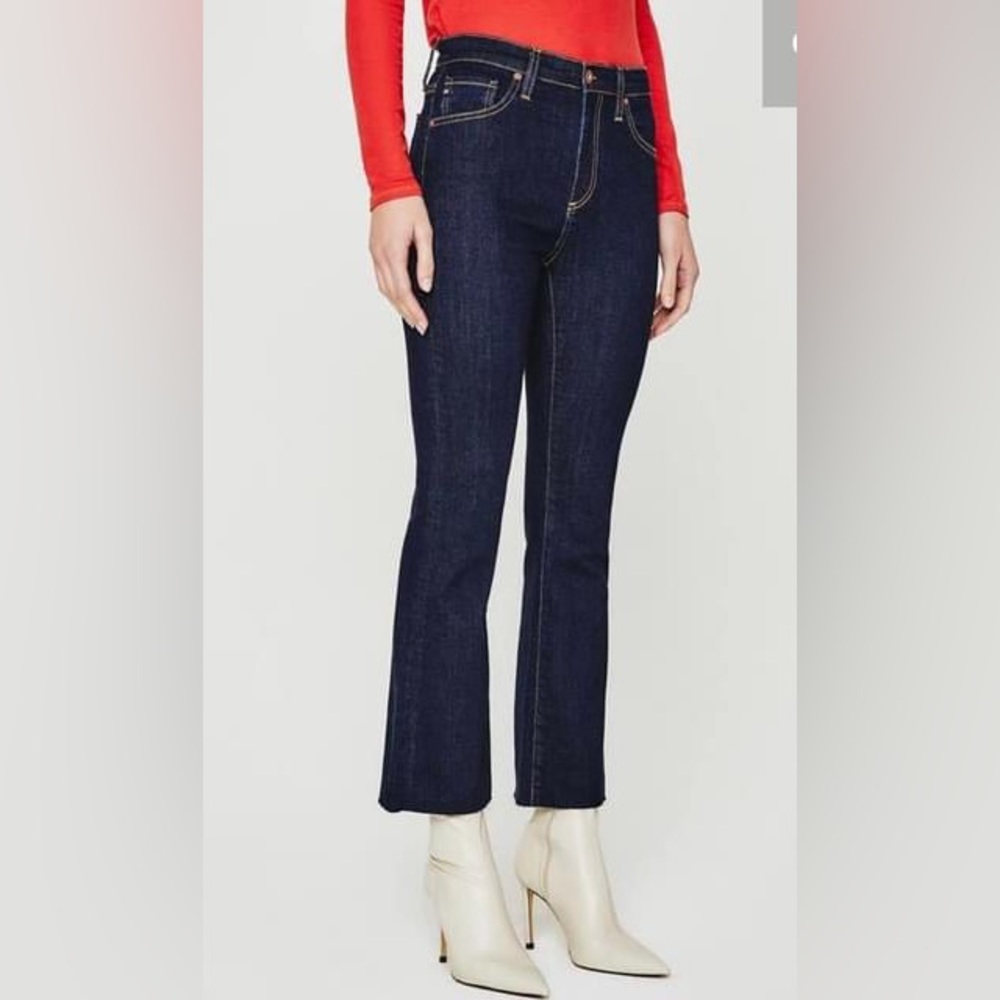 AG  FARRAH BOOT CROP IN MODERN INDIGO Jean Size 31